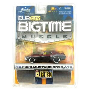 Jada Dub City Bigtime Muscle 70 1970 Ford Mustang Boss 429 Car Die Cast 1/64